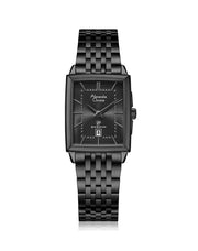 Classic Steel Ladies Black Date Dial Black 7-link Strap 23.5mm x 35.5mm - AC8708LDBIPBA
