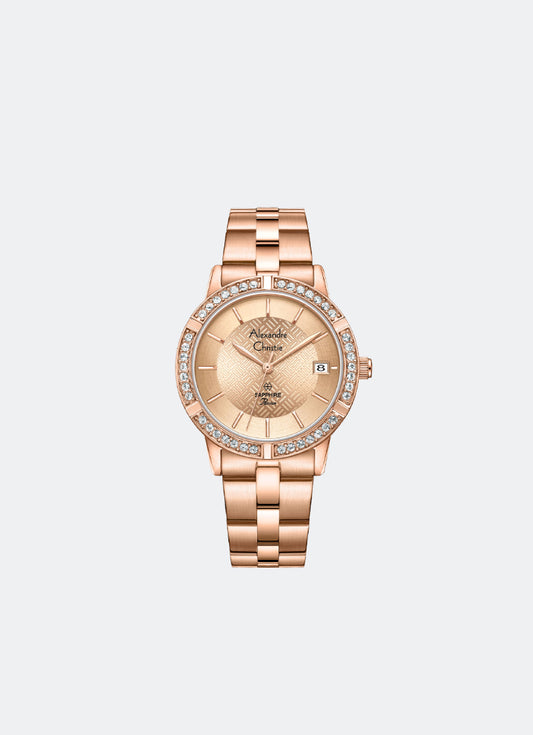 Passion Ladies Date Band Rose Gold Rose Gold Dial 32mm - ACF2A82LDBRGLN