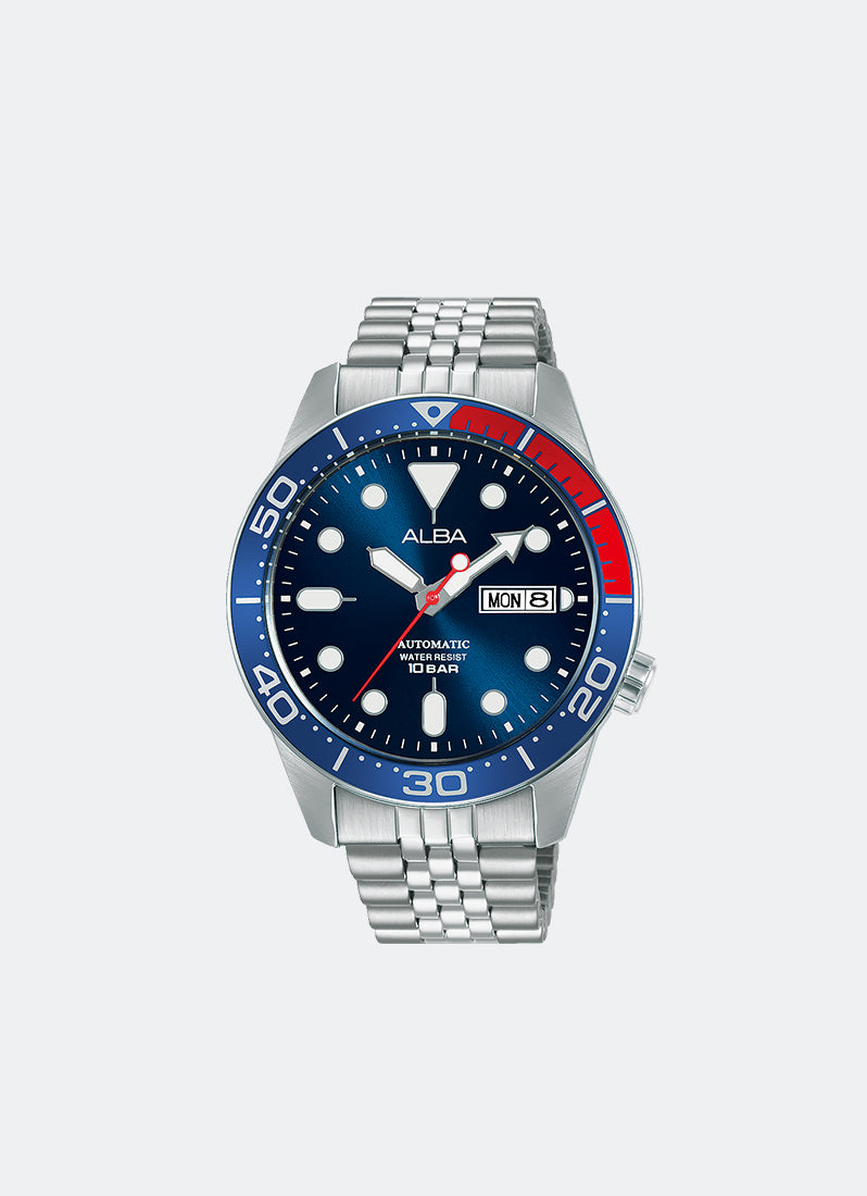 Mechanical Automatic Men Blue Dial Silver Stainless Steel 42mm - AL4191