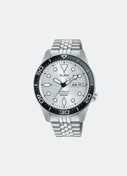 Mechanical Automatic Men Silver White Dial Stainless Steel 42mm - AL4197