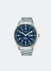 Mechanical Automatic Men Blue Dial Silver Stainless Steel 42mm - AL4211