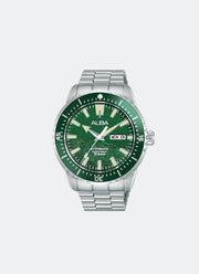 Flagship Automatic Men Green  Dial Silver Stainless Steel 44.5mm - AL4737