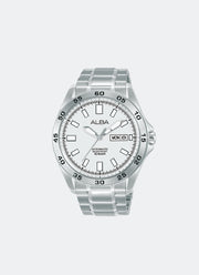 Alba Men Mechanical White Dial Stainless steel Strap 43mm AL4753