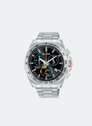 Signa Chrono Men Black Dial Silver Stainless Steel 44mm - AX7017