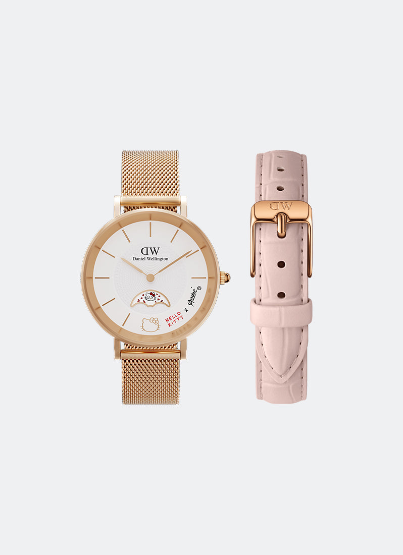 Petite Lune Hello Kitty x André Melrose White Rose Gold (32mm)