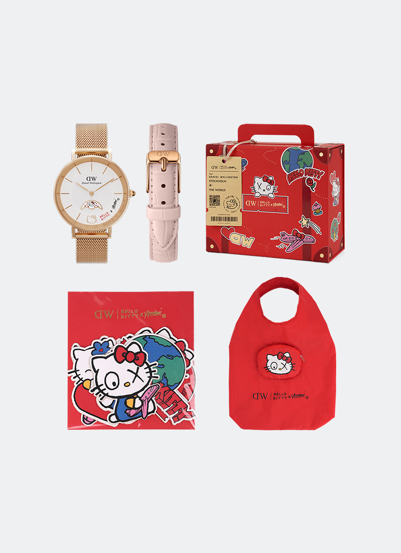 Petite Lune Hello Kitty x André Melrose White Rose Gold (32mm)