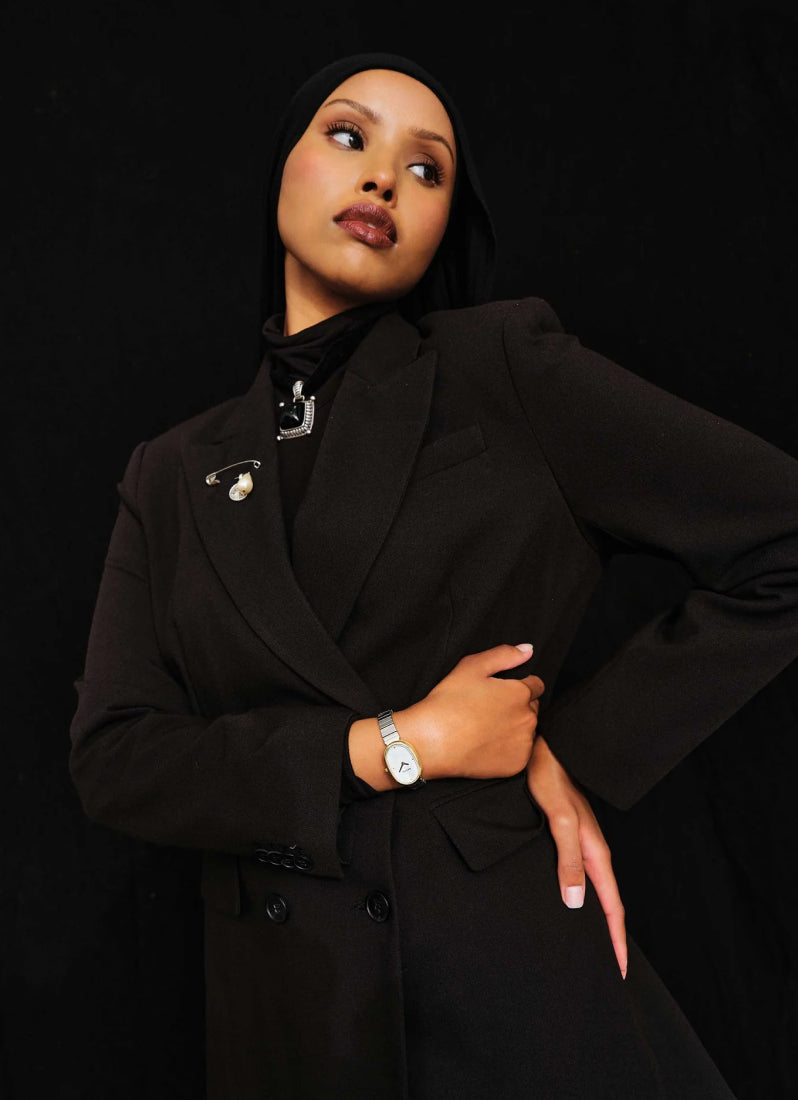 Breda Jane Mother of Pearl Dial Silver Metal Bracelet 23mm - 1741B