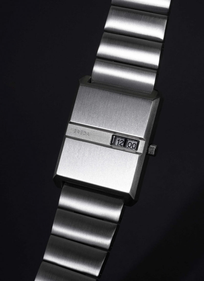 Breda Pulse Silver Metal Bracelet 26mm - 1750B