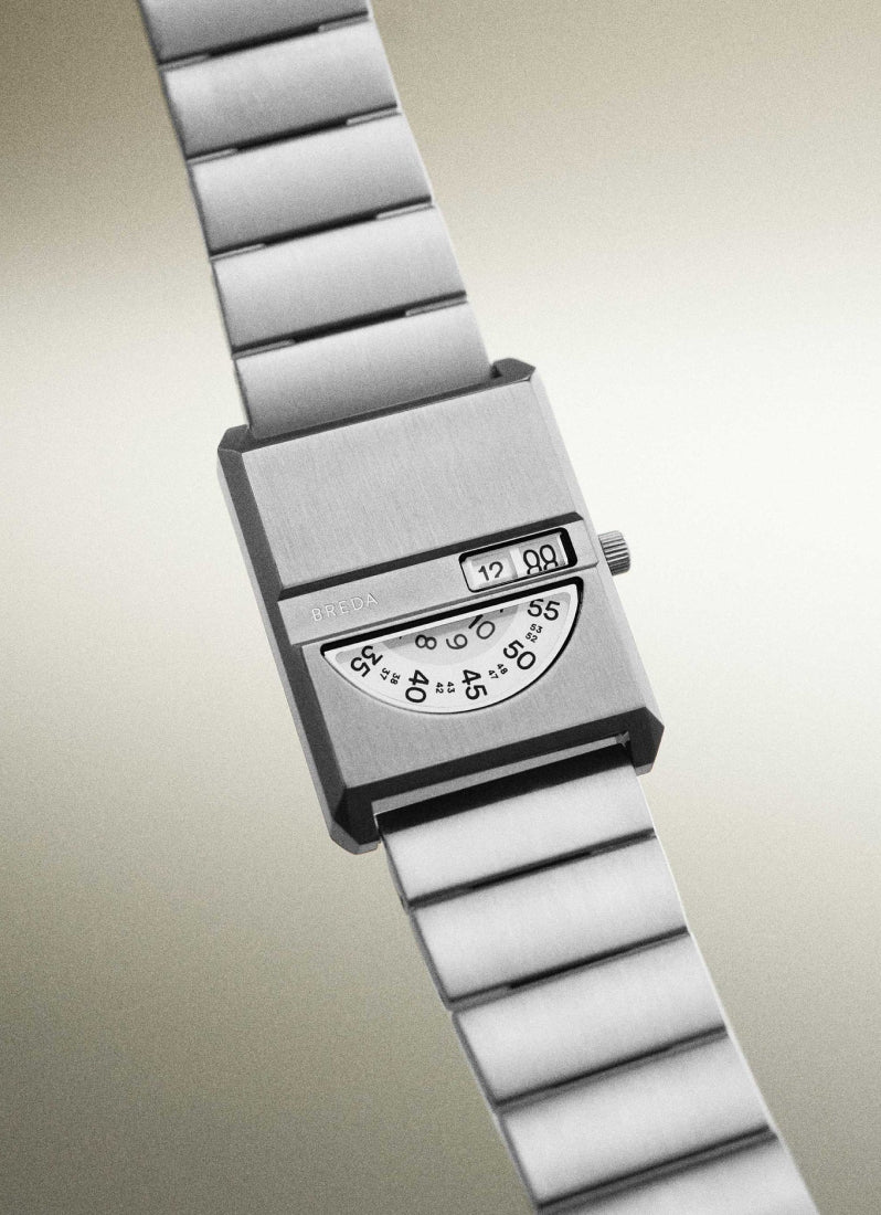 Breda Pulse Tandem White Dial Silver Metal Bracelet 26mm - 1747B.jpg