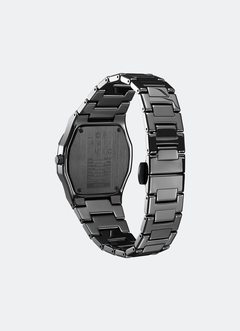 CERAMIC PURE BLACK 37MM D1-CEBU01