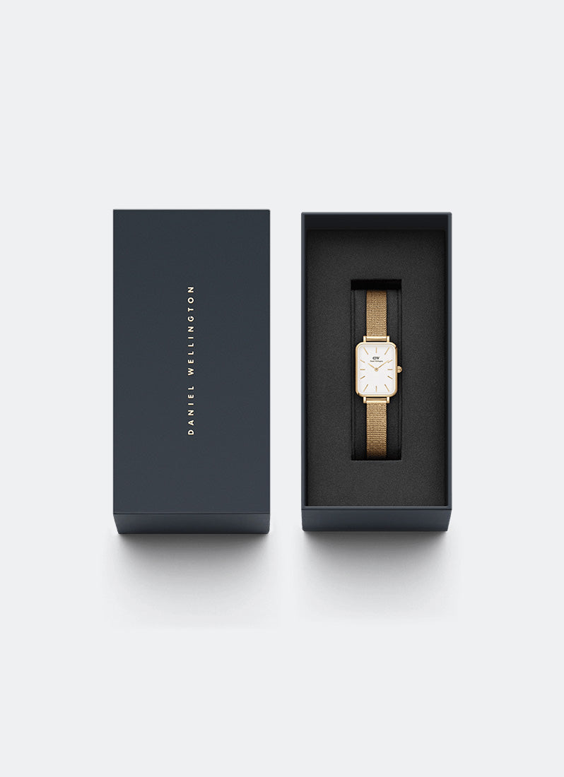 Quadro White Pressed Evergold Gold (20x26) DW00100556
