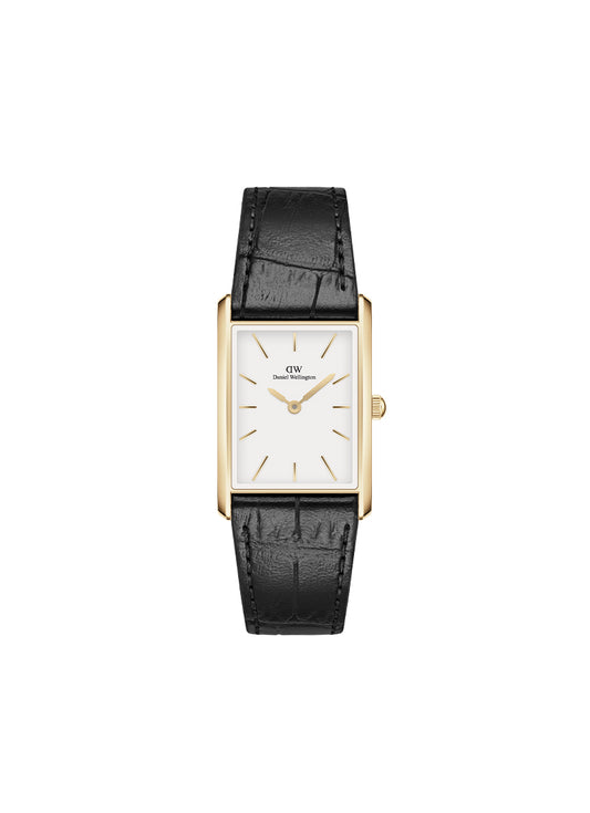 Bound White Black Croc Leather Gold (32x22) DW00100740