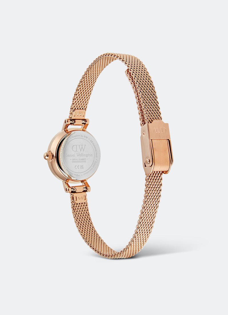 Petite Mini Green Melrose Rose Gold (19) - DW00100742