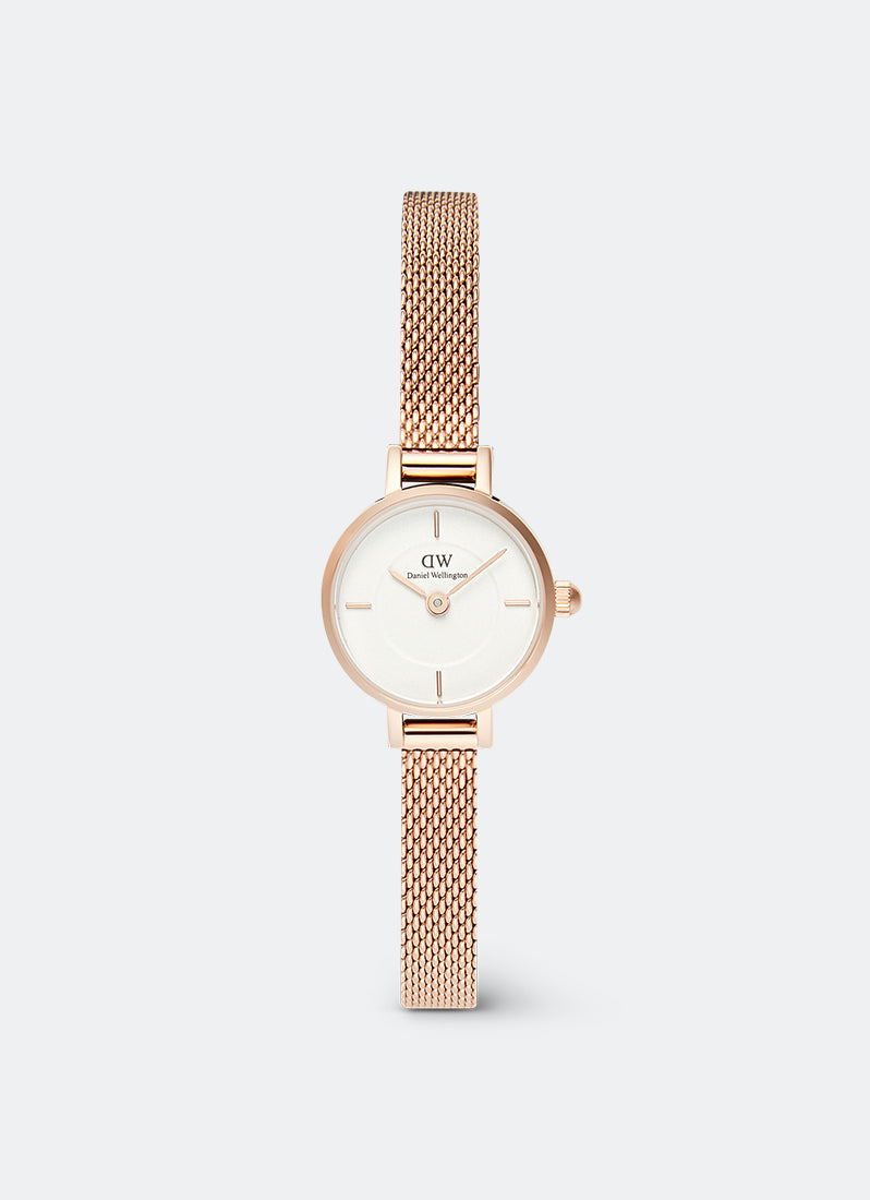 Petite Mini White Melrose Rose Gold (19) - DW00100744