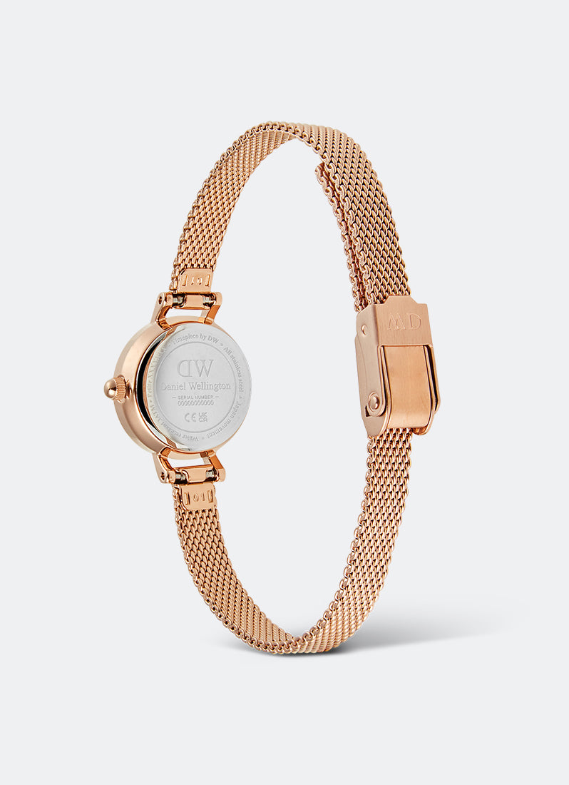 Petite Mini White Melrose Rose Gold (19) - DW00100744