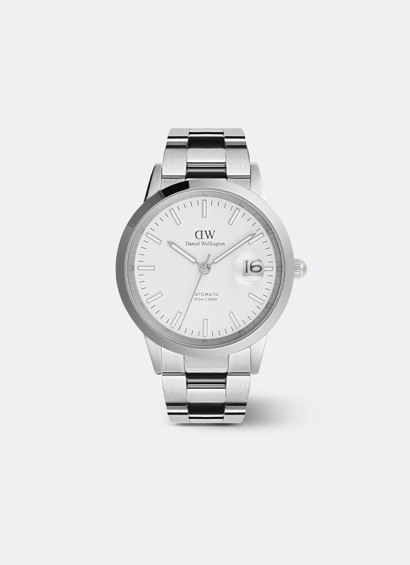 Iconic Link White Automatic Silver (40) - DW00100754