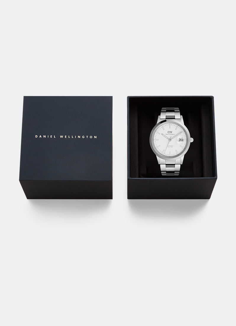 Iconic Link White Automatic Silver (40) - DW00100754