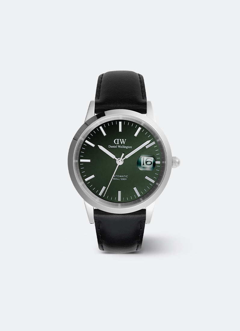 Iconic Green Enamel Automatic Sheffield Silver (40) - DW00100756