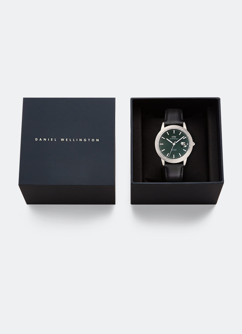 Iconic Green Enamel Automatic Sheffield Silver (40) - DW00100756