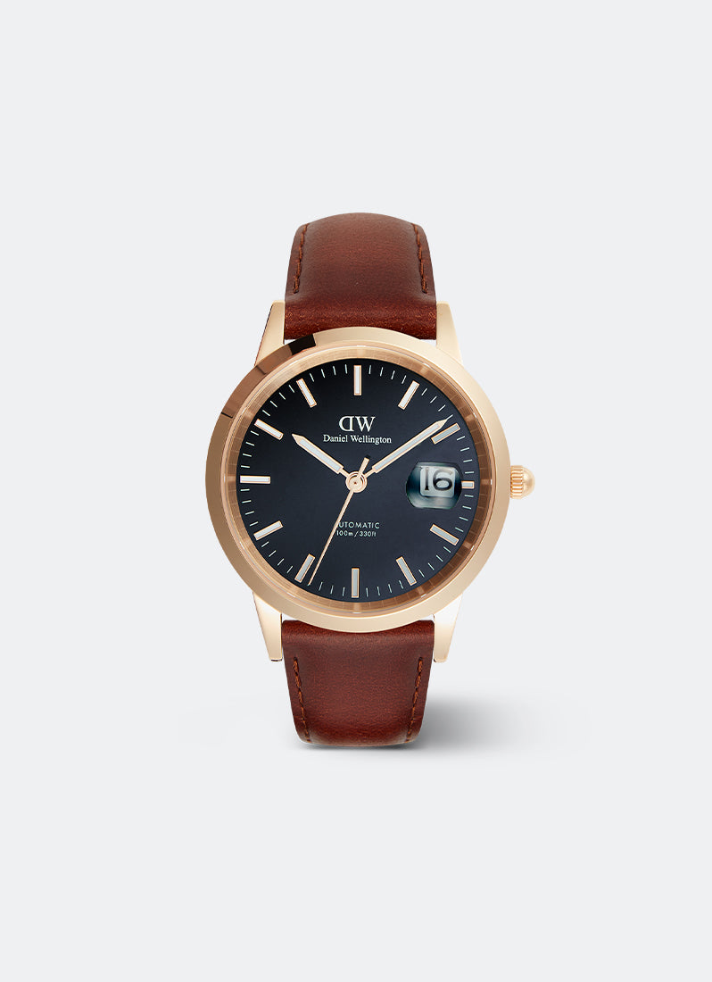 Iconic Arctic Enamel Automatic St. Mawes Rose Gold (40) - DW00100758