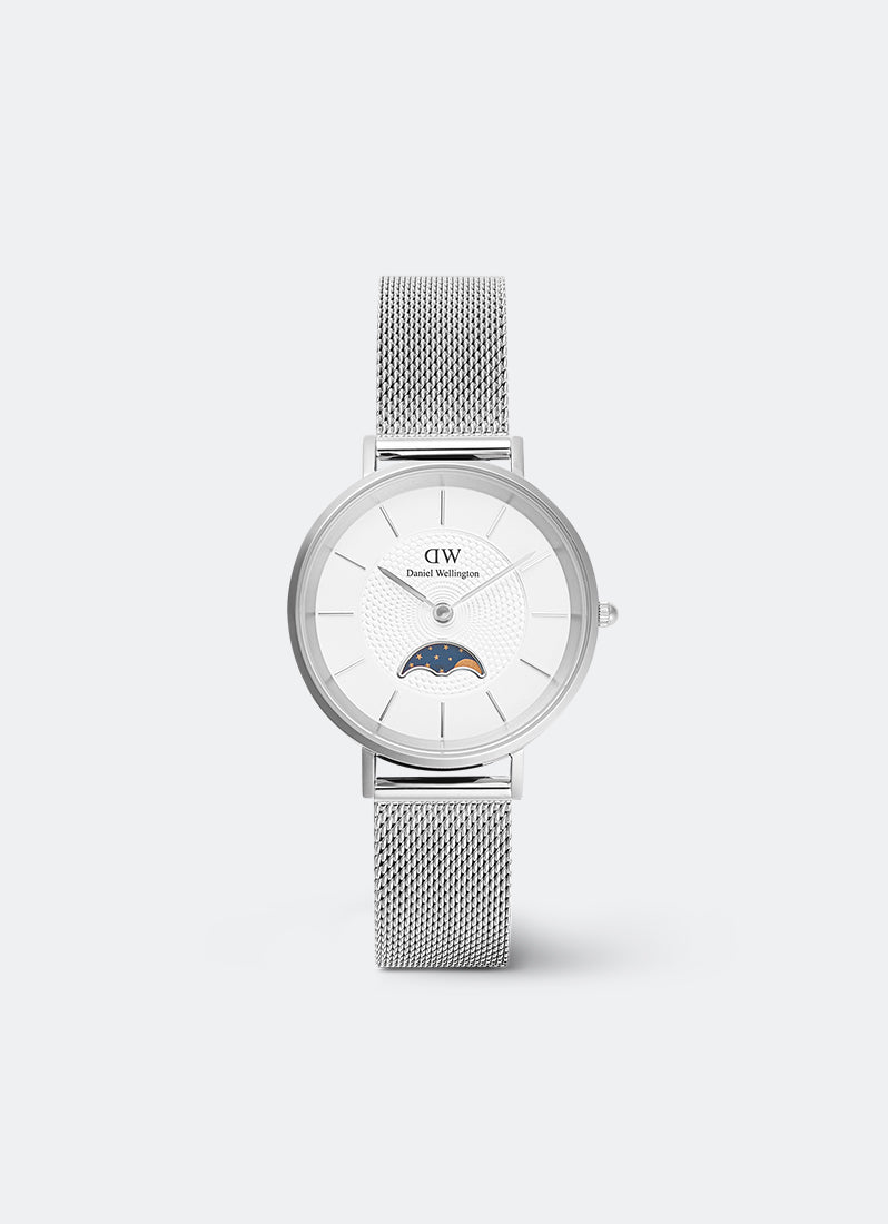 Petite Moonphase White Sterling Silver (32) - DW00100772