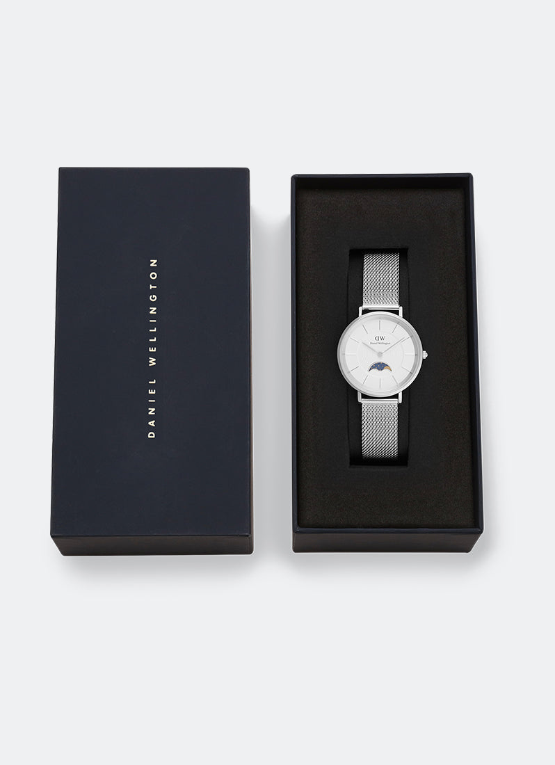 Petite Moonphase White Sterling Silver (32) - DW00100772