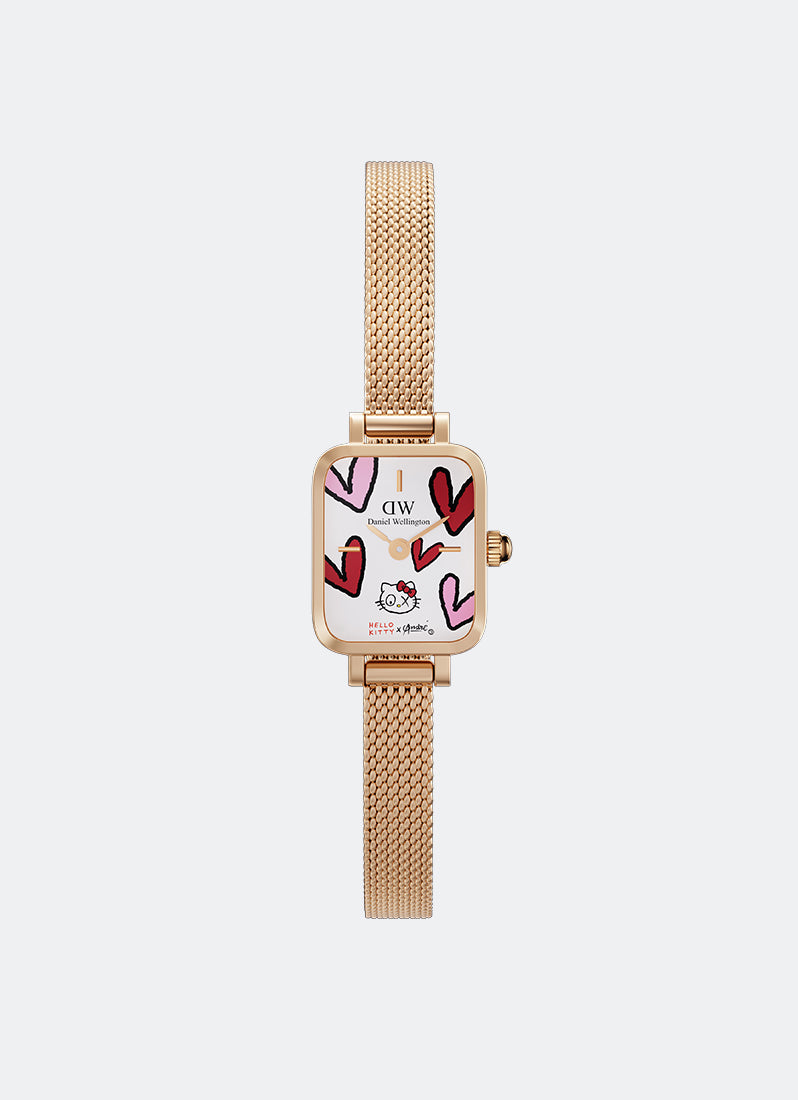 Quadro Mini Hello Kitty x André Melrose White Rose Gold (15.4 x 18.2mm)