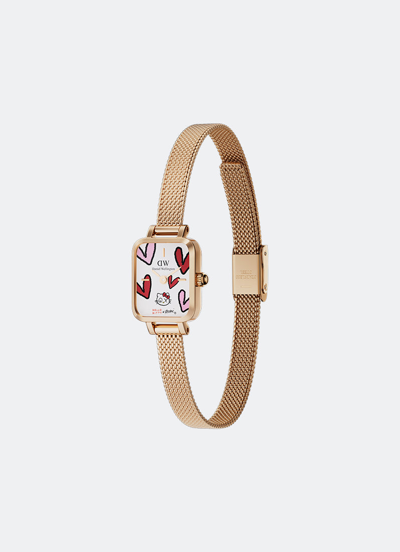 Quadro Mini Hello Kitty x André Melrose White Rose Gold (15.4 x 18.2mm)