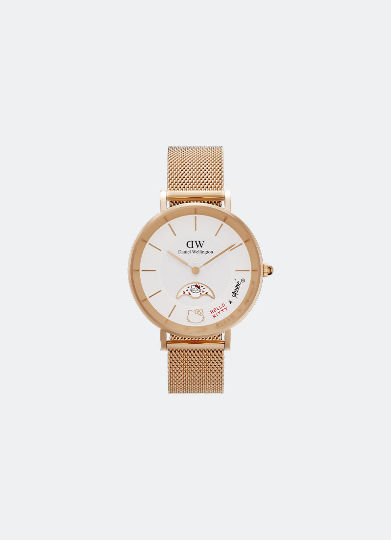 Petite Lune Hello Kitty x André Melrose White Rose Gold (32mm)