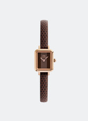 Quadro Mini Padstow Brown Lizard Rose Gold (15.4x18.2) DW00100959