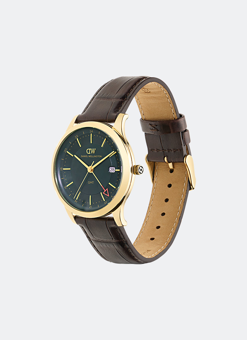 Pathfinder GMT Green Brown Croco Gold (39) DW00100974