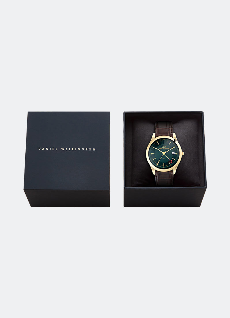 Pathfinder GMT Green Brown Croco Gold (39) DW00100974