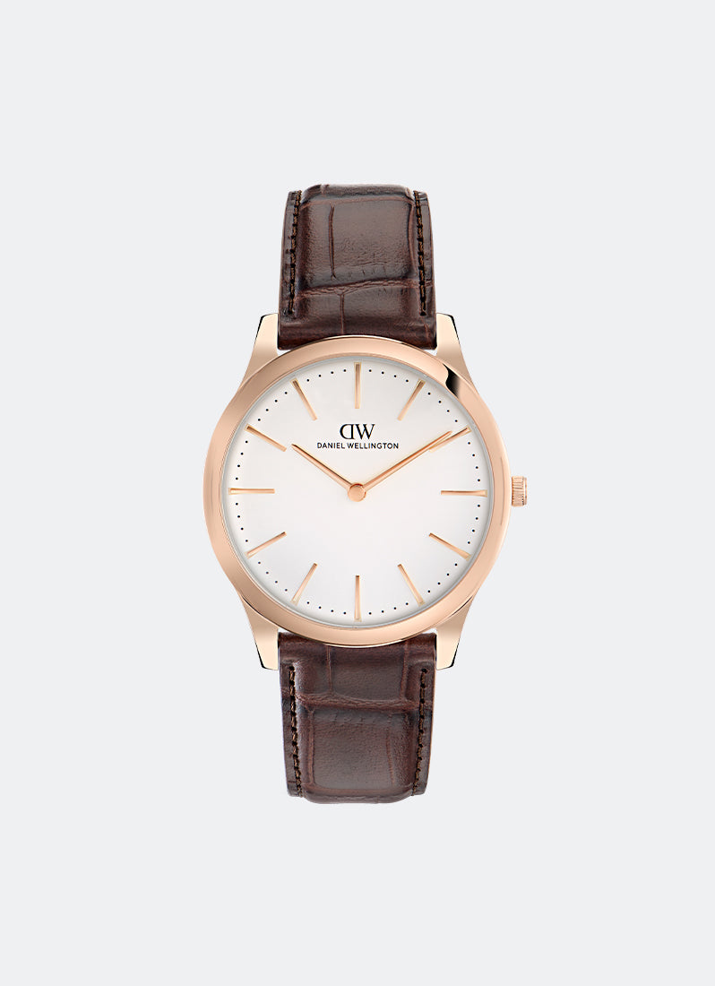Pathfinder Frost White Brown Croco Rose Gold (39) DW00100984