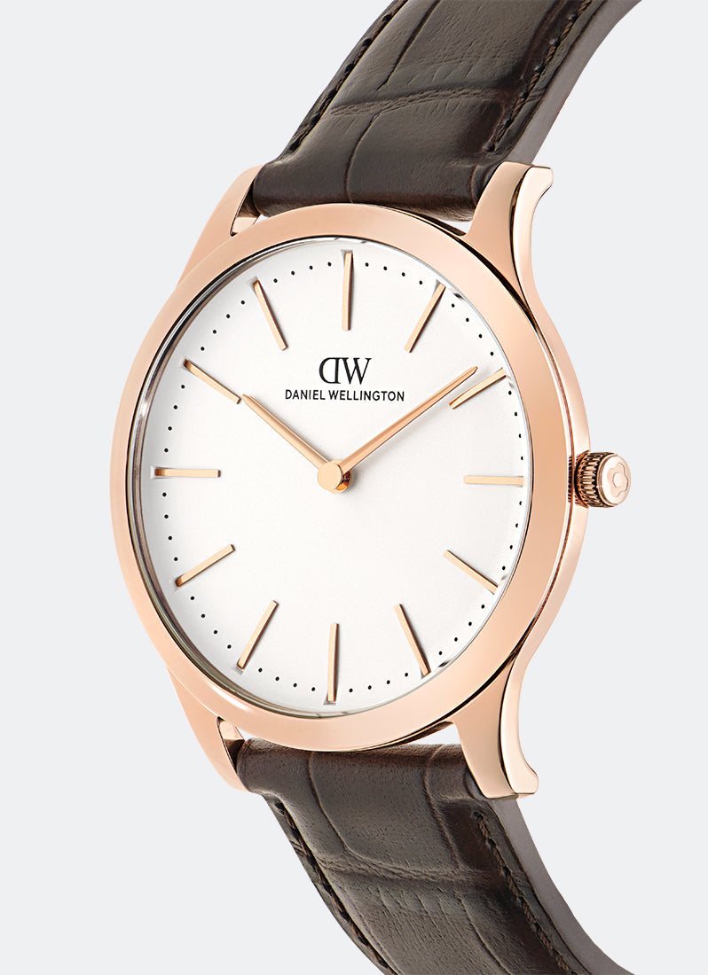 Pathfinder Frost White Brown Croco Rose Gold (39) DW00100984