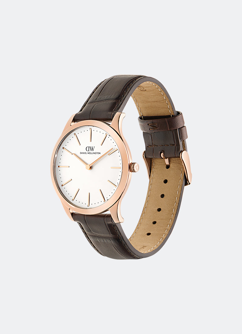 Pathfinder Frost White Brown Croco Rose Gold (39) DW00100984