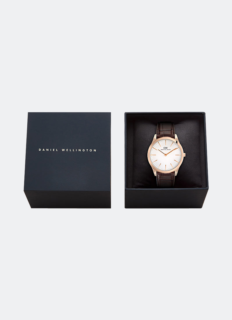 Pathfinder Frost White Brown Croco Rose Gold (39) DW00100984