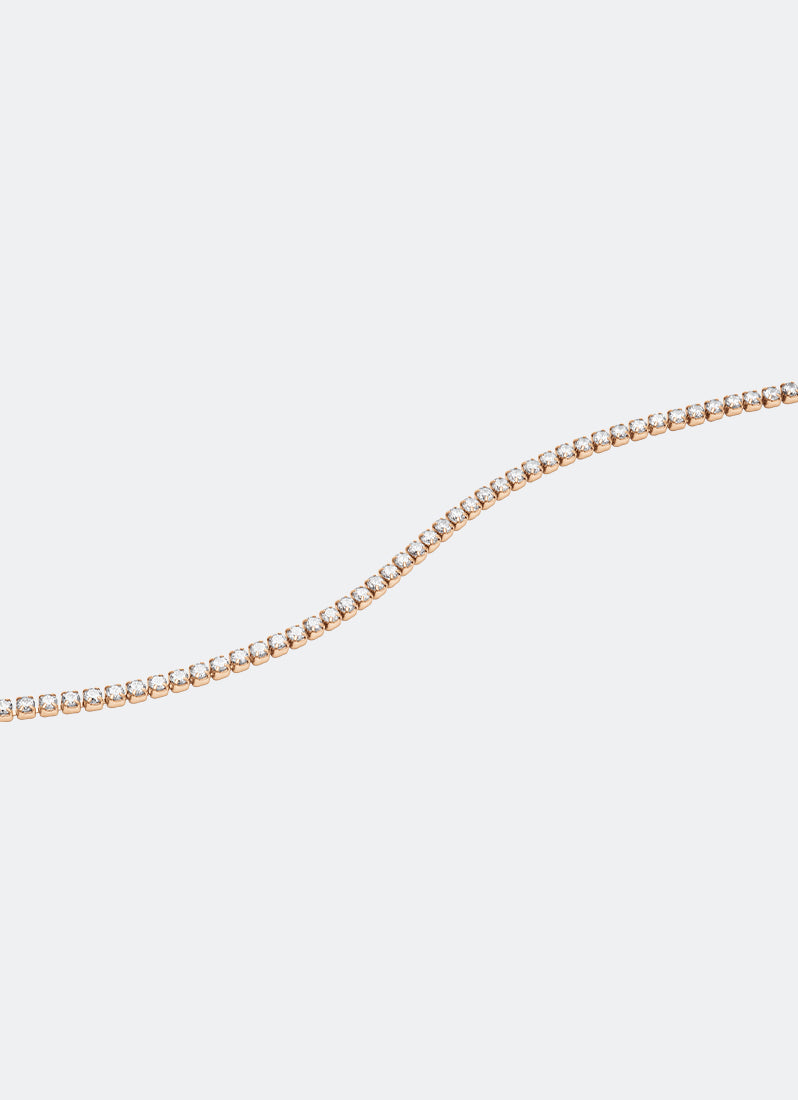 Classic Tennis Bracelet Rose Gold - DW00400387