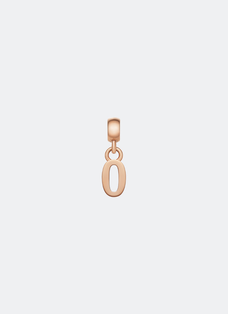Charm Number 0 Rose Gold - DW00400438