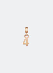 Charm Number 4 Rose Gold - DW00400442