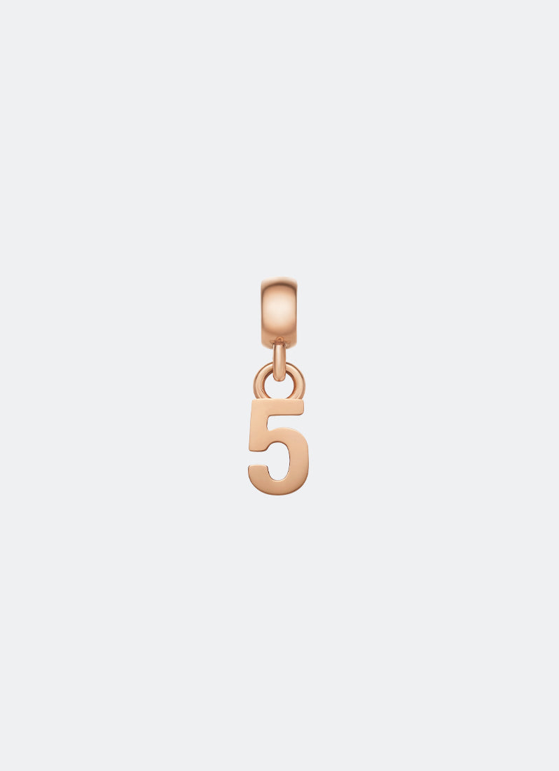 Charm Number 5 Rose Gold - DW00400443