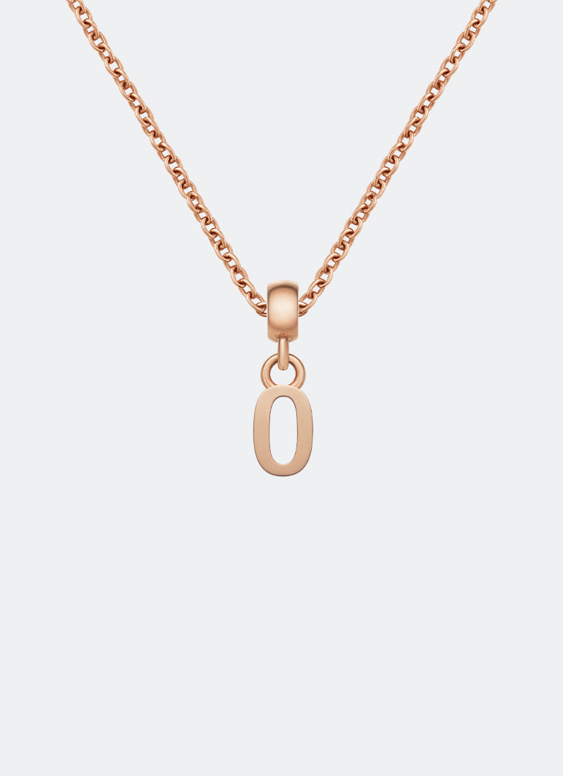 Charm Letter O Rose Gold - DW00400472