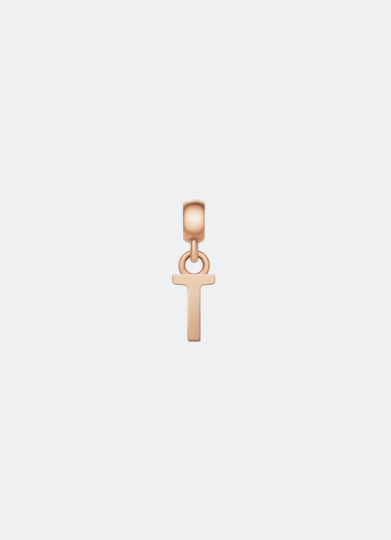 Charm Letter T Rose Gold - DW00400477