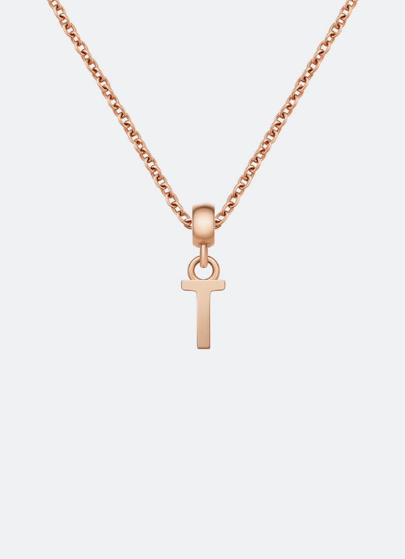 Charm Letter T Rose Gold - DW00400477