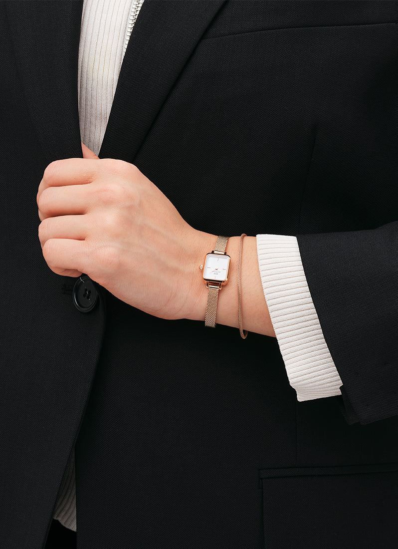 Tide Mesh Bracelet Melrose 1.8 Rose Gold - 165 mm DW00400671