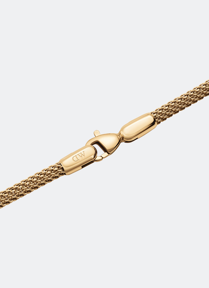 Tide Mesh Bracelet Evergold 2.8 Gold - 175 mm DW00400687