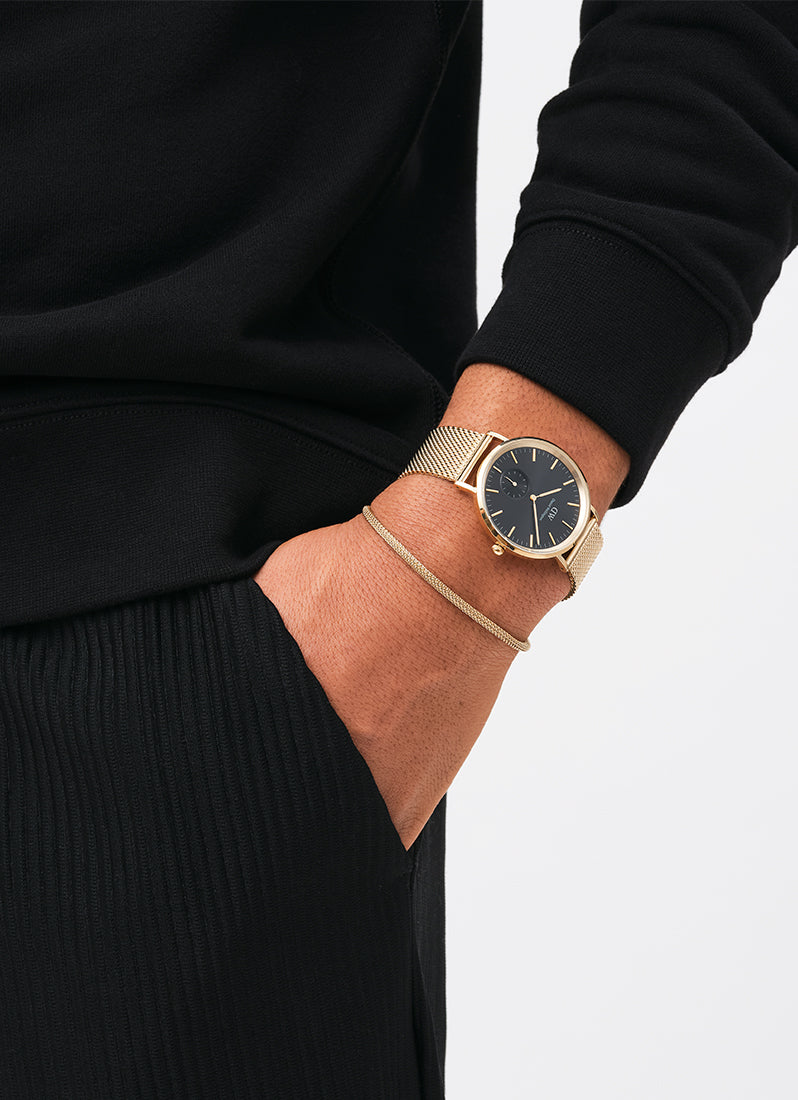 Tide Mesh Bracelet Evergold 2.8 Gold - 175 mm DW00400687