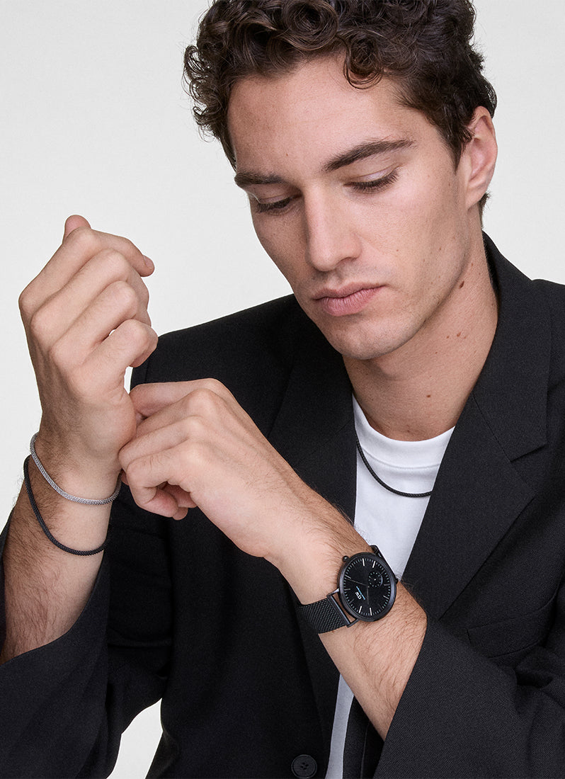 Tide Mesh Bracelet Ashfield 2.8 Black - 175 mm DW00400695