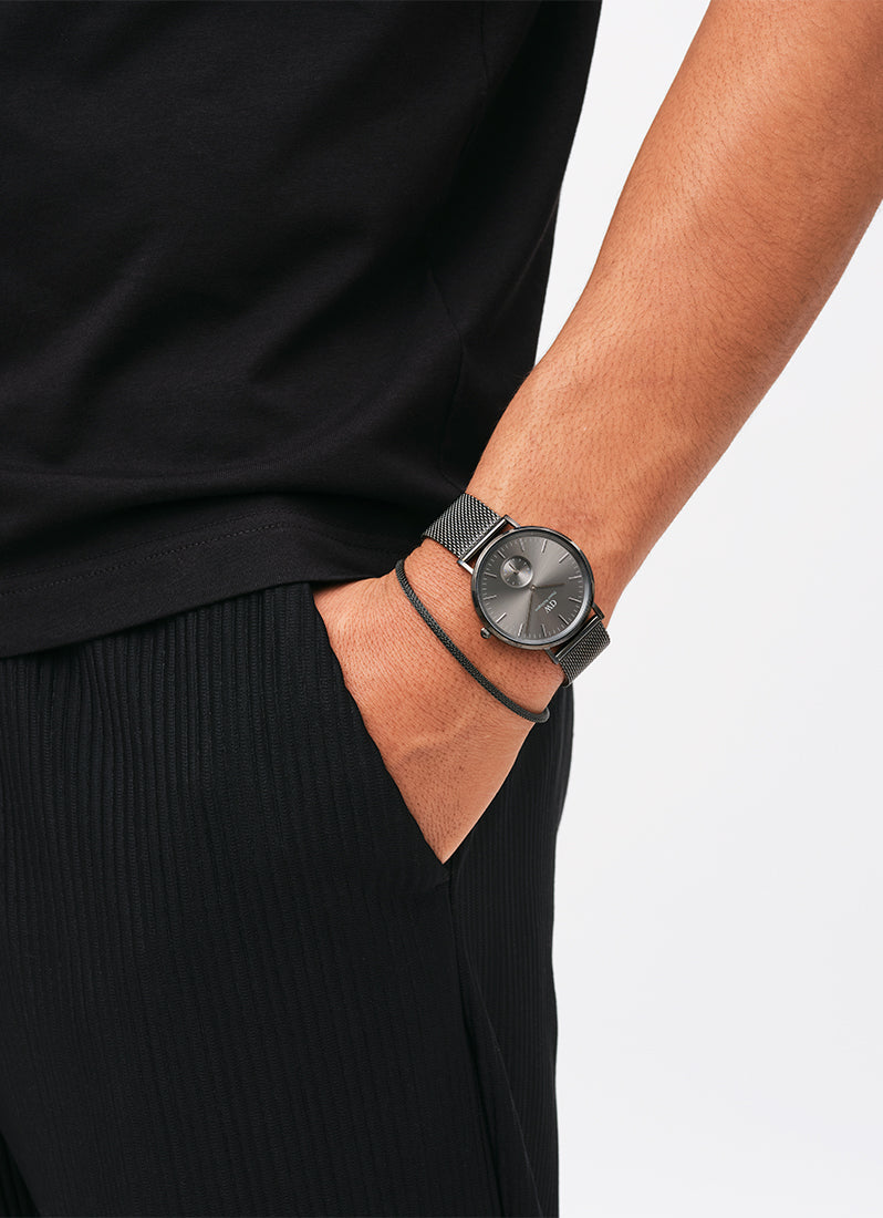 Tide Mesh Bracelet Graphite 2.8 Grey - 175 mm DW00400699
