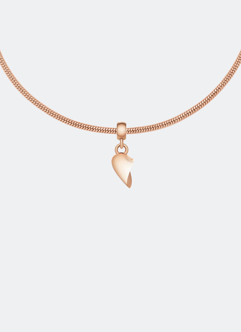 Charm Broken Heart Rose Gold - DW00400770