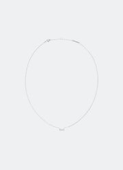 Daniel Welllington Mirelle Infinity Necklace Silver